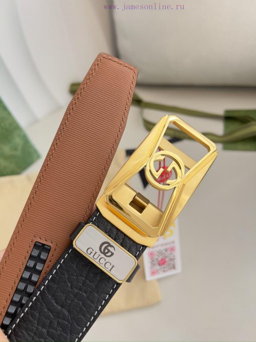 Gucci. Gucci Belt ️ Automatic BeltAutomatic buckle, made of pure steel material, equipped wi mazird3d - Image 7