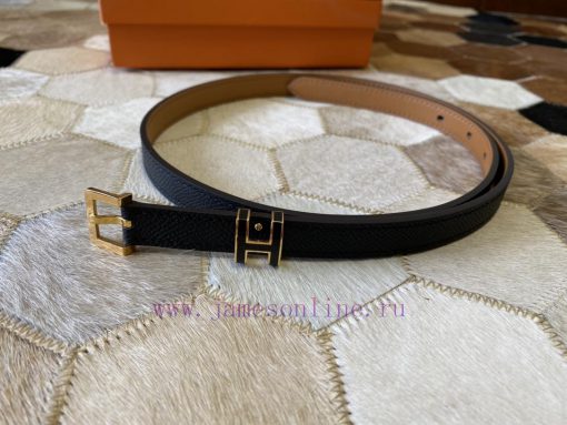 The new Pop H15 calf leather thin waistband in early spring is 15mm, with the belt loop deco fqm3850v - Image 5