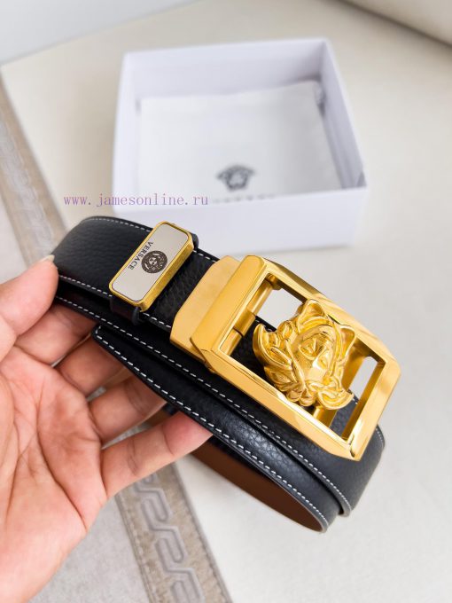 Versace Versace. ️ Belt and belt automatic beltAutomatic belt, classic head buckle made of p kh6eqcfh - Image 3