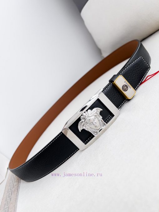 Versace Versace. ️ Belt and belt automatic beltAutomatic belt, classic head buckle made of p g8378tcz - Image 4