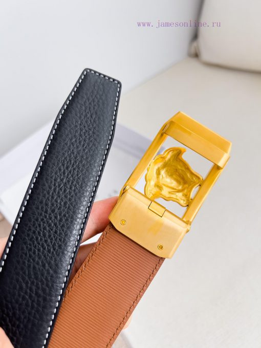Versace Versace. ️ Belt and belt automatic beltAutomatic belt, classic head buckle made of p kh6eqcfh - Image 6