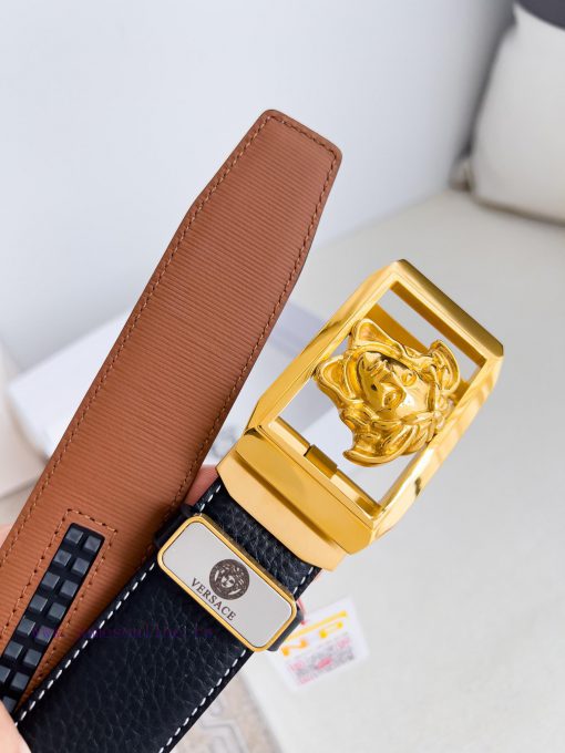 Versace Versace. ️ Belt and belt automatic beltAutomatic belt, classic head buckle made of p ymf2pdq0 - Image 9