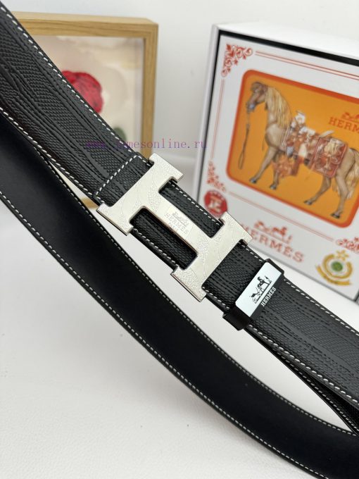 Hermes Hermès  Material: Leather Belt with 100% Head Layer. The leather belt is guaranteed t ltfyub3c - Image 8