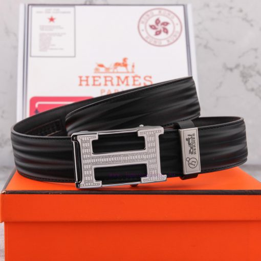 Hermes pure steel automatic buckle ⏯ P width 3.5cm synchronous, double-sided top layer cowhi 1btpvi4y - Image 4