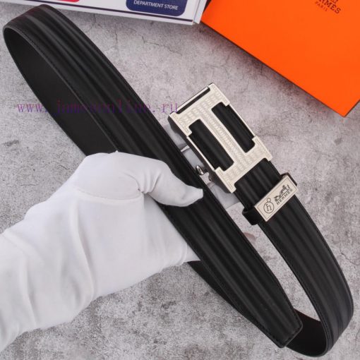 Hermes pure steel automatic buckle ⏯ P width 3.5cm synchronous, double-sided top layer cowhi 1btpvi4y - Image 5