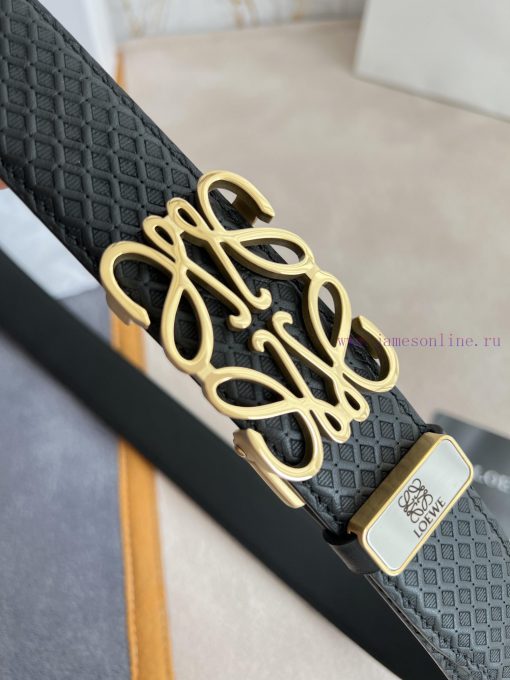 Luo Yiwei Loewe Belt ️ Automatic BeltPure steel material glossy automatic buckle, automatic 6rjtpma8 - Image 4