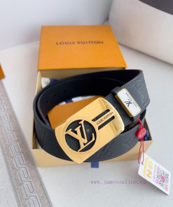 LV... Louis Vuitton Belt and BeltsBuckle, classic pure steel material buckle, top layer cowh 3kjddslk