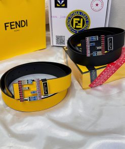 Belt FENDI Fendi ReproductionThe waistband is made of 100% head layer cowhide, ensuring genu ft8yr4wb