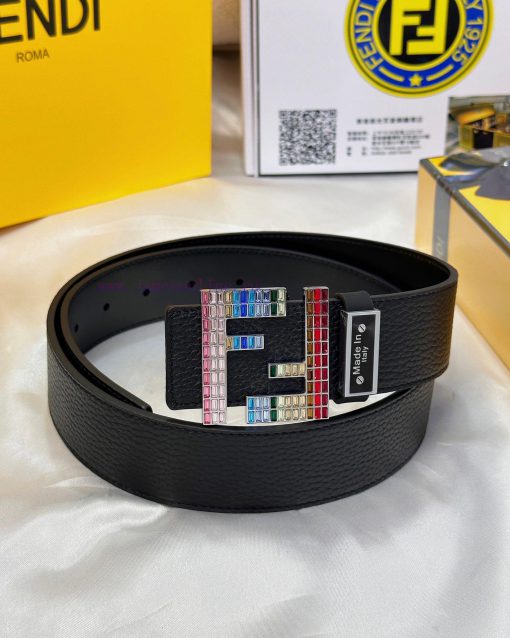 Belt FENDI Fendi ReproductionThe waistband is made of 100% head layer cowhide, ensuring genu kkyxu0qi - Image 7