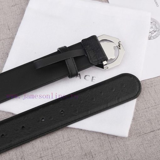 Width 4.0cm Versace This belt is adorned with the iconic Versace Medusa logo buckle, showcas t09jrqjd - Image 9