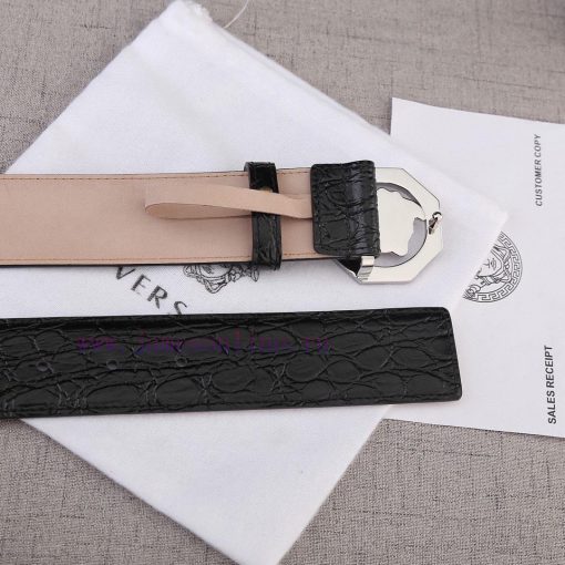 Width 4.0cm Versace This belt is adorned with the iconic Versace Medusa logo buckle, showcas yw9f8mtl - Image 9