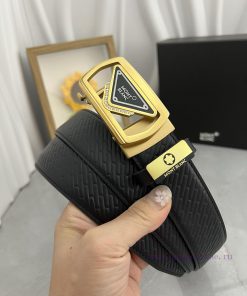 Montblanc Automatic BeltMaterial: Leather Belt with 100% Head Layer. The leather belt is gua r0mv9yky