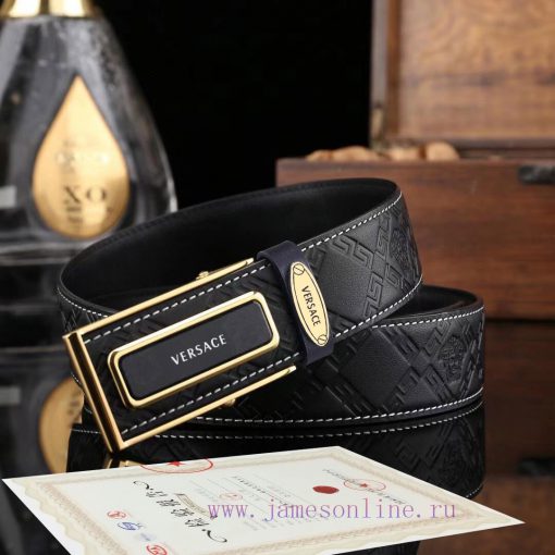 Complete setVERSACE100% dual color pure steel buckle materialThe front of the belt is made o m1s556yi - Image 3
