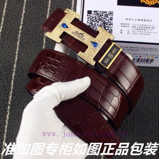 Hermes Her..mes️Identify and receive a punch as a giftMaterial: 100% head layer cowhide belt 43sxpt5d - Image 3