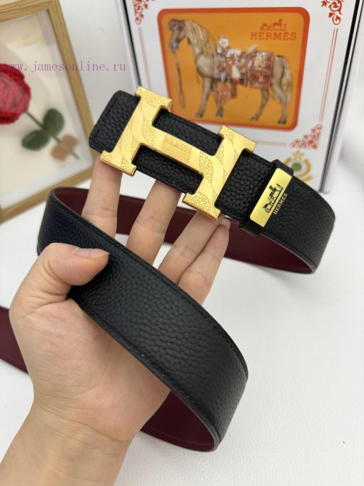 Hermes Hermès  Material: Leather Belt with 100% Head Layer. The leather belt is guaranteed t hhakf9mr - Image 5