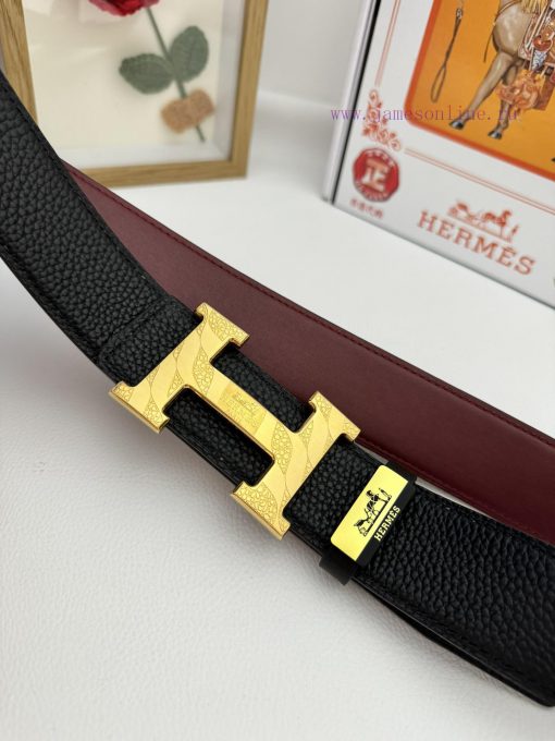 Hermes Hermès  Material: Leather Belt with 100% Head Layer. The leather belt is guaranteed t hhakf9mr - Image 7