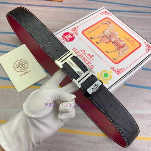Hermes Hermès Material: Leather Belt with 100% Head Layer. The leather belt is guaranteed to vs64wjfp - Image 3