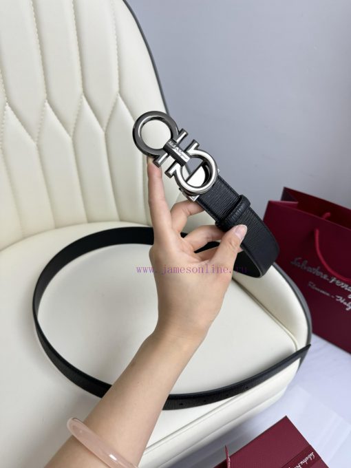Ferragamo. FerragamoFull width 3.5cm high-end customized men's belt double-sided imported co rqzxa06r