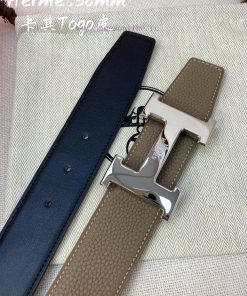 Hermes HERMESConstance belt buckle&double-sided leather belt 38mm, made of Epsom original ca 26jr4ln6