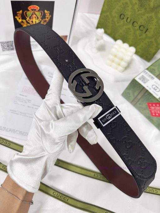 Belt Gucci Gucci️The waistband is made of 100% head layer cowhide, ensuring the rotating use 5gbzp3ns - Image 4