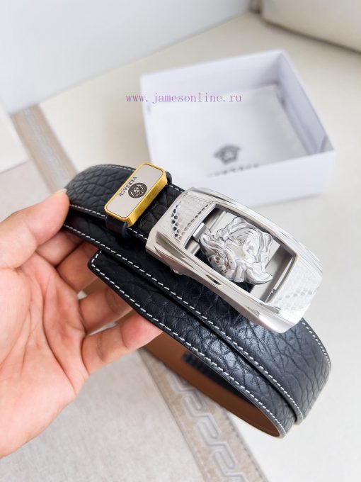 Versace Versace. ️ Belt and belt automatic beltAutomatic belt, classic head buckle made of p le6pqfwg - Image 4