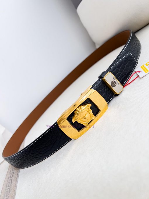 Versace Versace. ️ Belt and belt automatic beltAutomatic belt, classic head buckle made of p le6pqfwg - Image 6