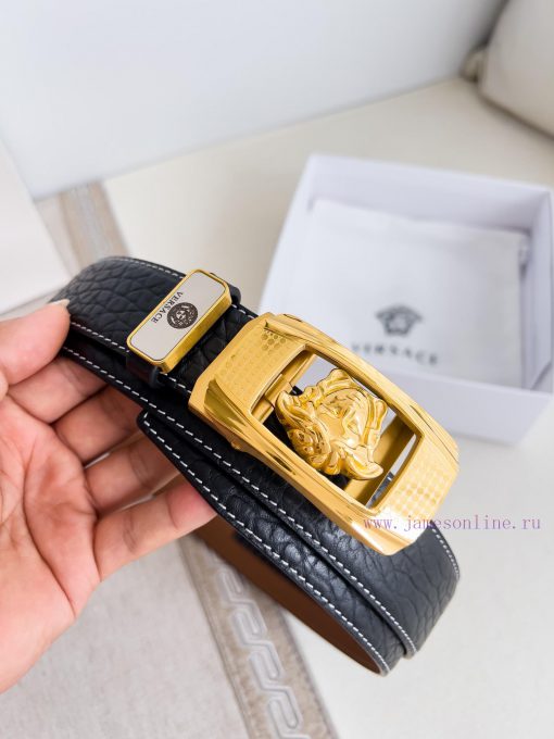 Versace Versace. ️ Belt and belt automatic beltAutomatic belt, classic head buckle made of p kd3mi214 - Image 3