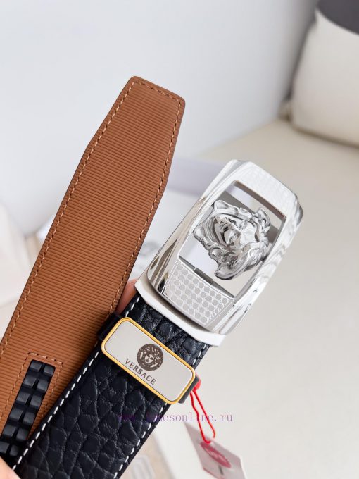 Versace Versace. ️ Belt and belt automatic beltAutomatic belt, classic head buckle made of p le6pqfwg - Image 8