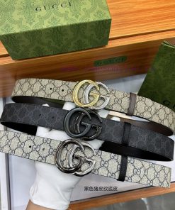 Reproduction, GUCCI.Gucci, Size 4.0cm, with waterproof fabric color printed brown big G logo wqtr9qsh