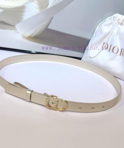 2.0cm Dior new belt, double-sided top layer cowhide material, length 75.80.85.90.95.100 euro eh30rw7i