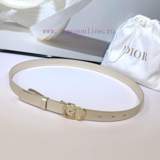 2.0cm Dior new belt, double-sided top layer cowhide material, length 75.80.85.90.95.100 euro eh30rw7i - Image 2