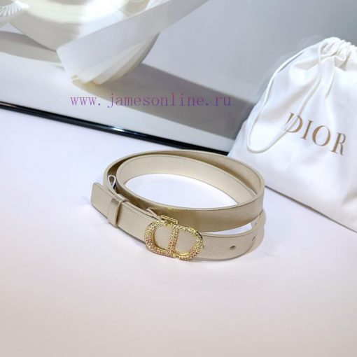 2.0cm Dior new belt, double-sided top layer cowhide material, length 75.80.85.90.95.100 euro eh30rw7i - Image 3