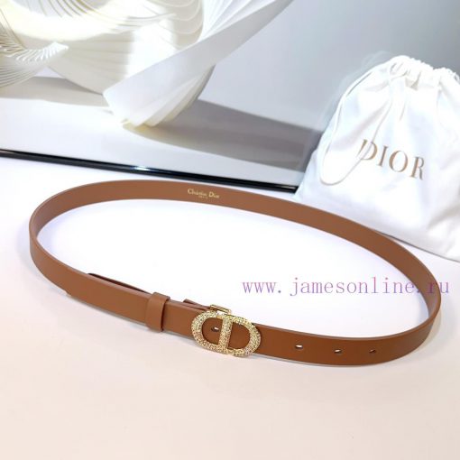 2.0cm Dior new belt, double-sided top layer cowhide material, length 75.80.85.90.95.100 euro dd7wym7e