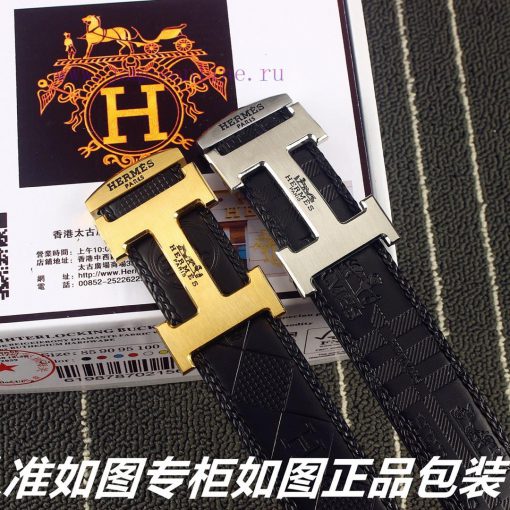 Hermes Her..mes️Identify and receive a punch as a giftMaterial: 100% head layer cowhide belt 5n1fom9j - Image 9