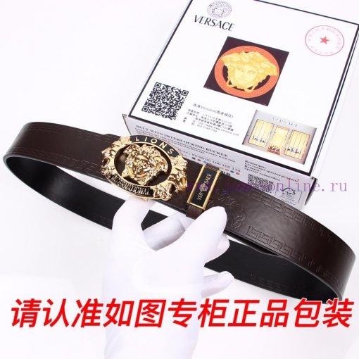 Versace Ver…sace️Identify and send the puncherThe material is made of 100% layered cowhide, rgjfng9g - Image 4