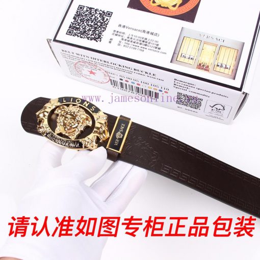 Versace Ver…sace️Identify and send the puncherThe material is made of 100% layered cowhide, rgjfng9g - Image 6