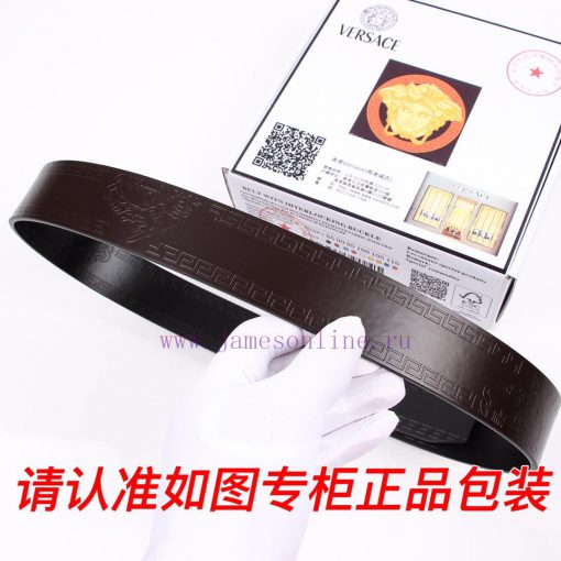 Versace Ver…sace️Identify and send the puncherThe material is made of 100% layered cowhide, rgjfng9g - Image 9