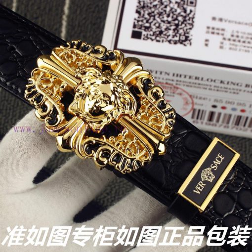 Versace Ver... sace ️ Crocodile patternIdentify and receive a punch as a giftThe material is wldlunj4 - Image 6