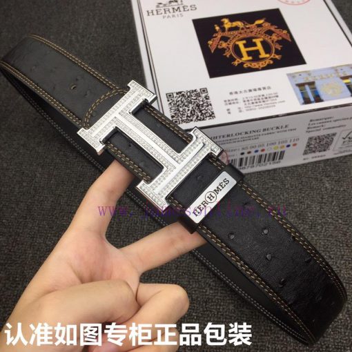 Hermes Hermes ostrich patternGrade: Italian imported 100% top layer cowhide, Hermes. Herm è rxigrqmj - Image 6