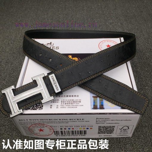 Hermes Hermes ostrich patternGrade: Italian imported 100% top layer cowhide, Hermes. Herm è rxigrqmj - Image 7