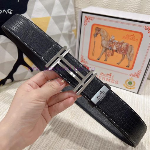 Hermes Hermès Material: Leather Belt with 100% Head Layer. The leather belt is guaranteed to dvj9vtjh - Image 5