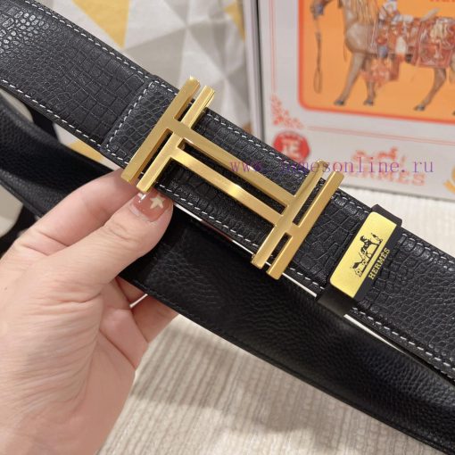 Hermes Hermès Material: Leather Belt with 100% Head Layer. The leather belt is guaranteed to xi8hgnbm - Image 5