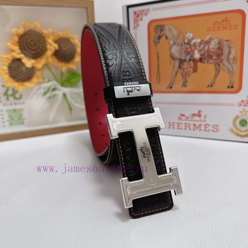 Hermes Hermès  Material: Leather Belt with 100% Head Layer. The leather belt is guaranteed t 35pse3vf - Image 3