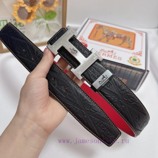 Hermes Hermès  Material: Leather Belt with 100% Head Layer. The leather belt is guaranteed t wuq0pqaz - Image 3