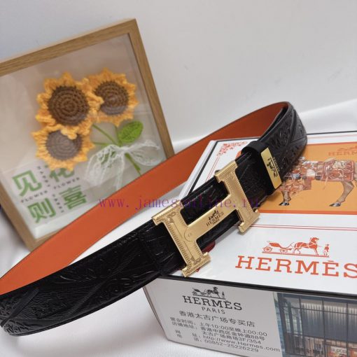 Hermes Hermès  Material: Leather Belt with 100% Head Layer. The leather belt is guaranteed t 4lbwudvq - Image 8