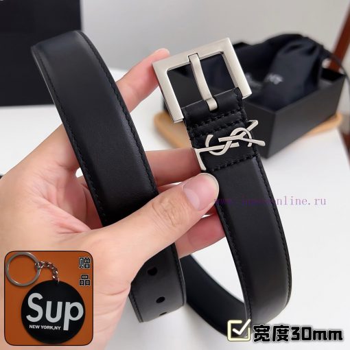 Female version Y.S.LComplete set of free keytag casual belt series with simple metal logo, s ob1iq85v - Image 4