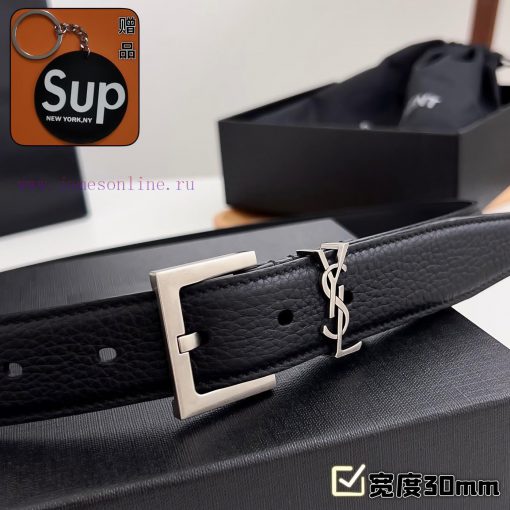 Female version Y.S.LComplete set of free keytag casual belt series with simple metal logo, s ve3pcbil - Image 6