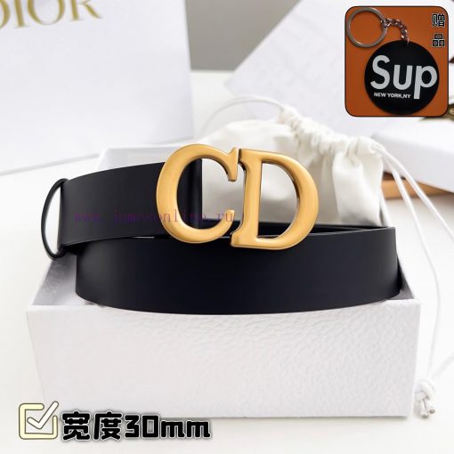 Female version DiorComplete set of free keytag leisure belt series with simple metal "CD" lo g1a6lkti