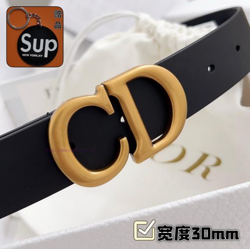 Female version DiorComplete set of free keytag leisure belt series with simple metal "CD" lo g1a6lkti - Image 6