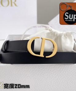 Female version DiorComplete set of free keytag leisure belt series with simple metal "CD" lo my0uzkfn